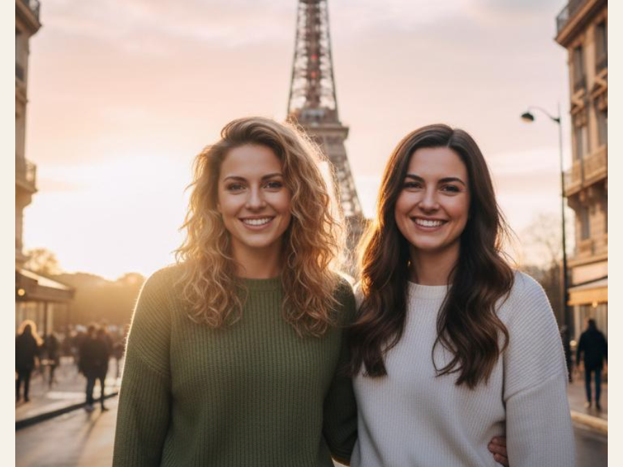 Couple brought together from two distant selfies